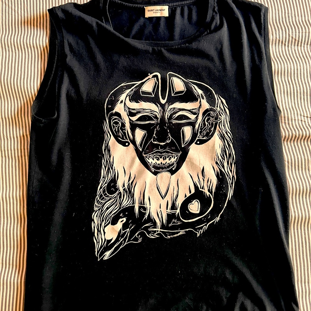 Rare Saint Laurent X Grimes tank top